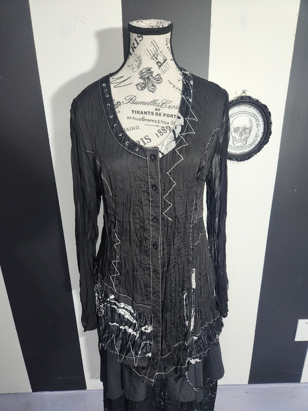 Satin Whimsigoth Top